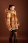 Куртка из рыжей лисы артикул: 5733