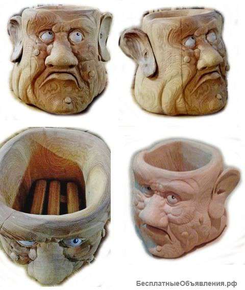 Мусорницы из массива Дуба
