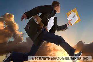 Курьер пеший с ежедневной оплатой, жилье