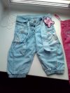 Капри джинсовые на девочку 4-7лет, новые, с биркой