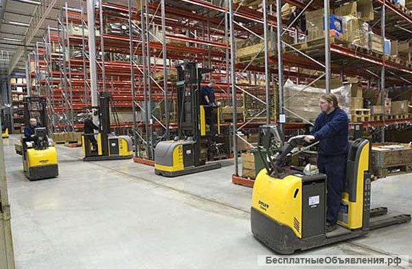 Водителей штабелёра на вахту в Подмосковье