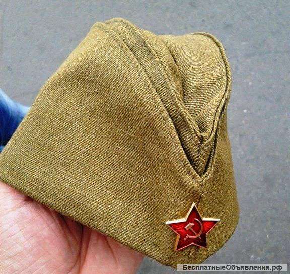 Пилотки со звездой к 9 мая