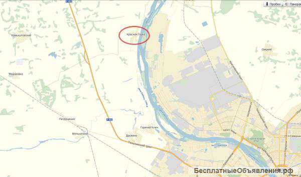 Земельный участок в п.Красная горка