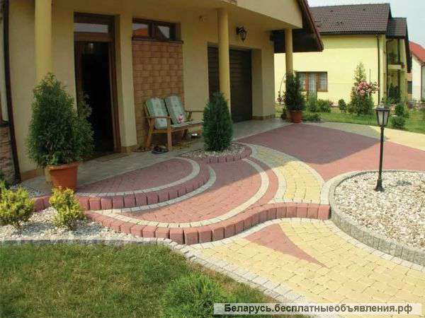 Укладка тротуарной плитки недорого Солигорск и район