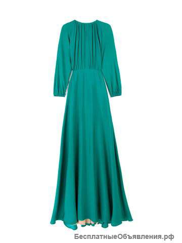 Вечернее шелковое платье