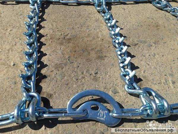 Цепи противоскольжения шипованные и не шипованные