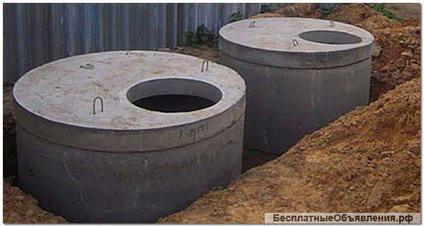 Монтаж септика, кессоны под сважину, водопровод