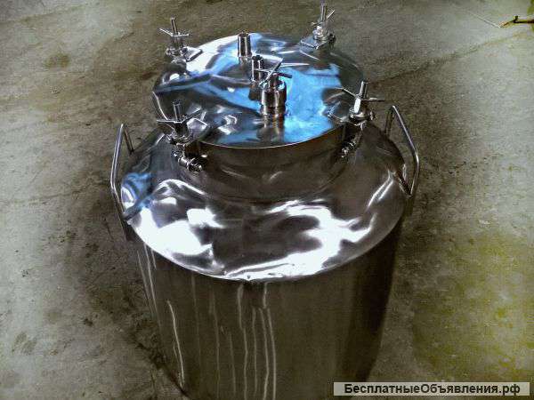 Бак из пищевой стали на 100 литров
