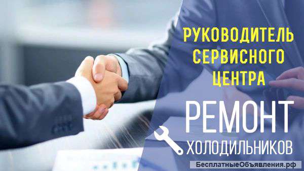 Руководитель сервисного центра по ремонту холодильников