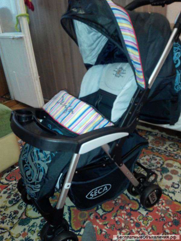 Продам коляску прогулочную+ шезлонг в подарок