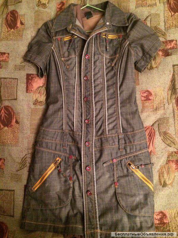 Джинсовое платье