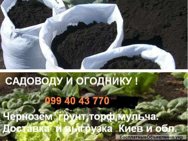 Перегной, грунт в мешках