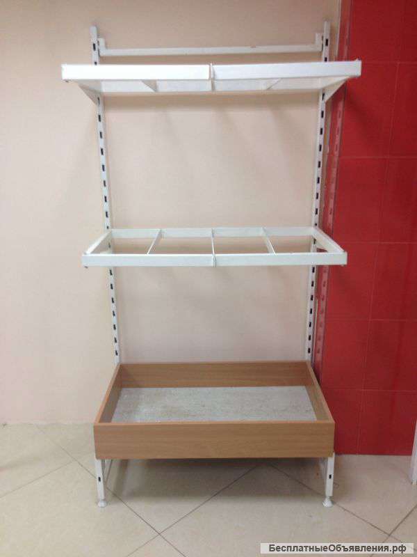 Стойка с разделением на четыре отсека для длинных предметов