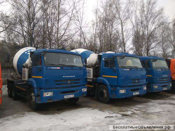 Бетоносмесители Камаз 65115