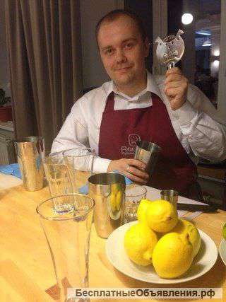 Услуги бармена на праздники, обучение, помощь барам