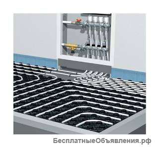 Монтаж водяного теплого пола