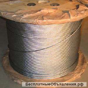 Канат типа ТК стальной двойной свивки с органическим сердечником