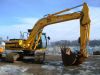 Экскаватор погрузчик JCB, трал