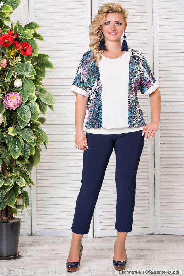 Блуза " Сочи" белый