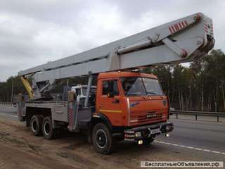 Сдается в аренду АВТОВЫШКА 32 М. КОЛЕНЧАТАЯ КАМАЗ АГП-30