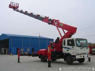 Сдается в аренду авовышка 32 М. ТЕЛЕСКОПИЧЕСКАЯ MITSUBISHI AICHI