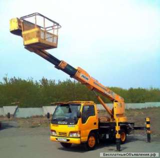 Сдается в аренду АВТОВЫШКА 28 М. ТЕЛЕСКОПИЧЕСКАЯ ISUZU FORWARD