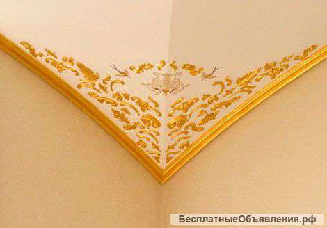 Золочение поталью в интерьере