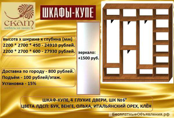 Шкаф-купе ШК6