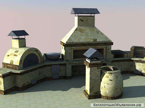 Строительство печного комплекса для ресторанов и кафе