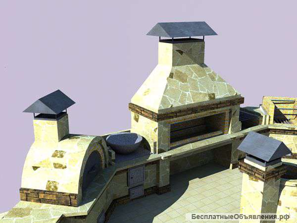 Строительство печного комплекса для ресторанов и кафе