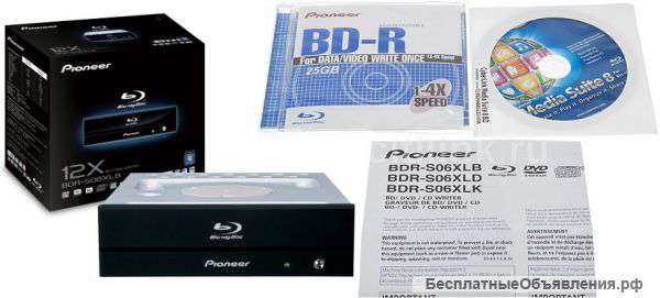 Пишущий Blu-ray привод Pioneer BDR-S06XLB