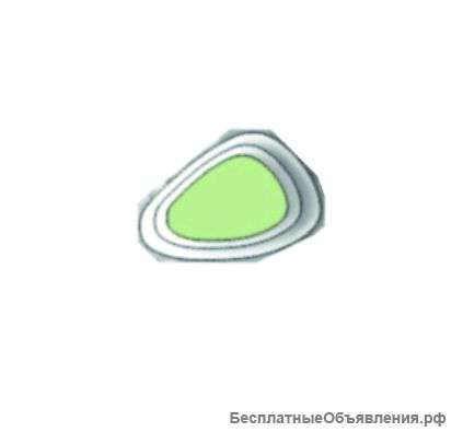 "Цветник" ступенчатый, под натуральный серо-белый гранитный (FlowGsIrH500S134Gw)