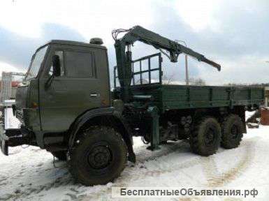 КАМАЗ-4310 борт с манипулятором *Атлас*, вылет стрелы 7 м