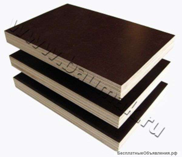 Фанера ламинированная сорт 1/1, береза