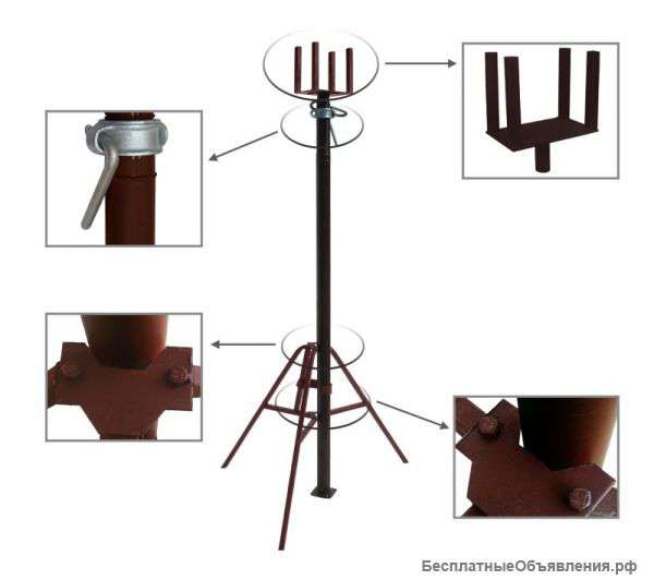 Стойка телескопическая 4,5 COTC