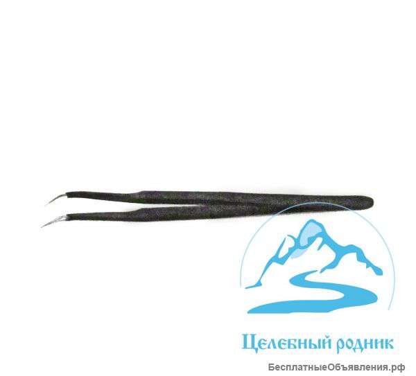 Пинцет изогнутый для наращивания ресниц