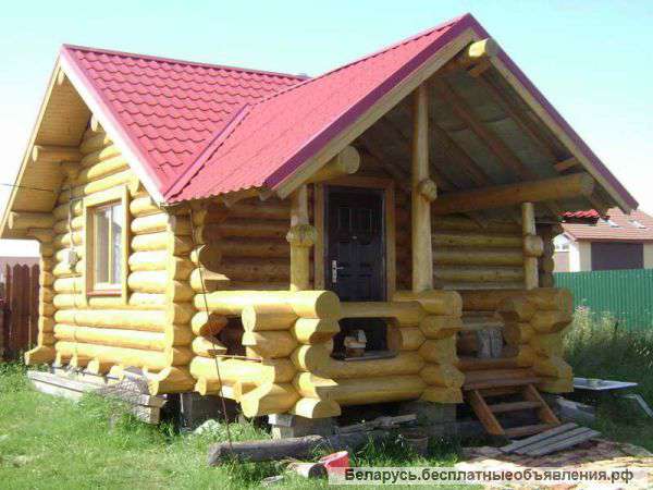 СРУБ БАНИ недорого из бруса доставка, установка в Бобруйск