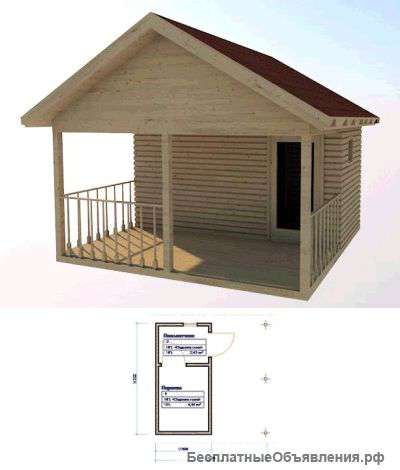 Строительство домов, дач, бань, гаражей, кровли, заборы