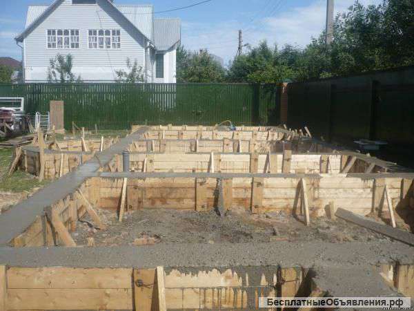 Заливаем фундамент под любые проекты