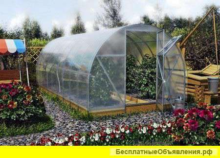 Прочные Теплицы. Сотовый поликарбонат от 4мм