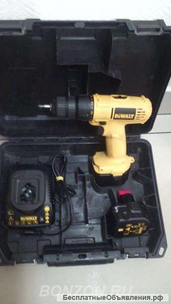 Аккумуляторная дрель DeWALT DW907K2