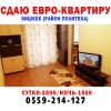 Сдается комфортабельная евро-квартира в Бишкеке (район Политеха)