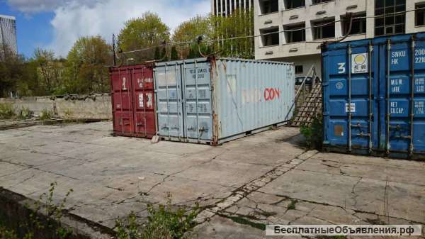 Морской контейнер 20 футов б/у 6 шт