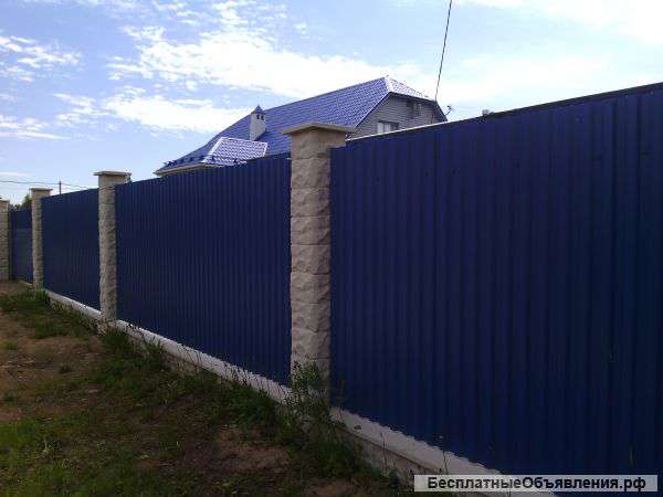 Заборы любой сложности