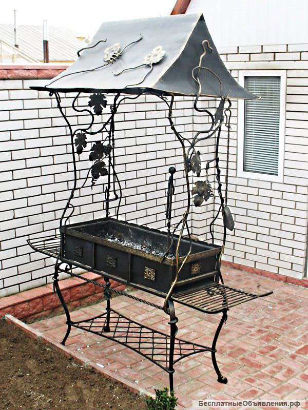 Изготовление кованных мангалов, скамеек, беседок