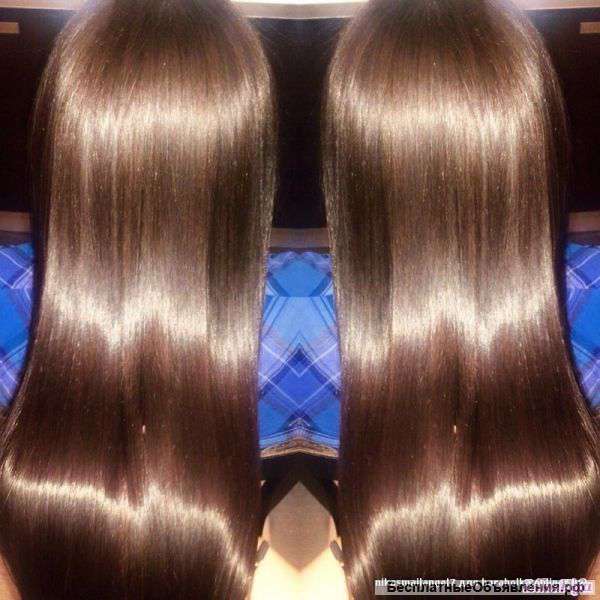 Кератиновое выпрямление/полировка волос