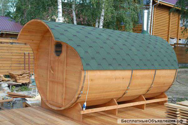 Бани-бочки 3,5 метра под ключ