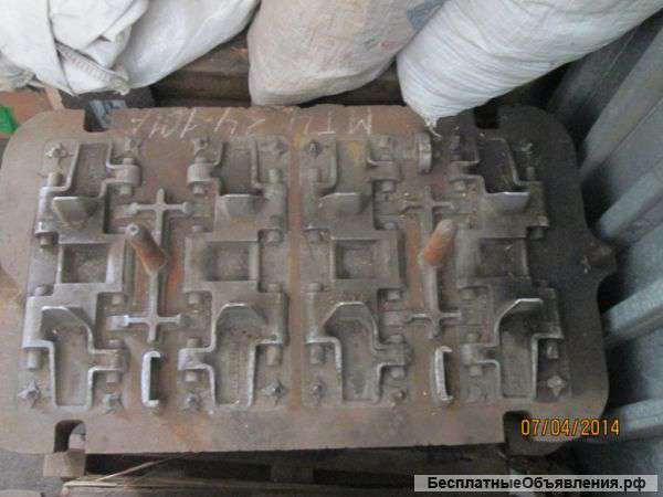 Литейная форма трака ТТ-4М