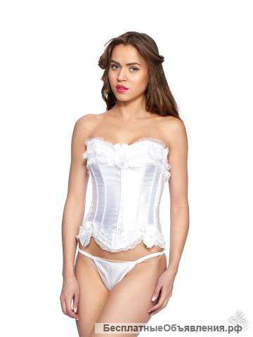 Продам новый Корсет со шнурком, цвет белый