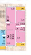 3х Квартира в Краснодаре 85квм Аверкиева